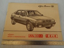 Allegato All'uso Manutenzione