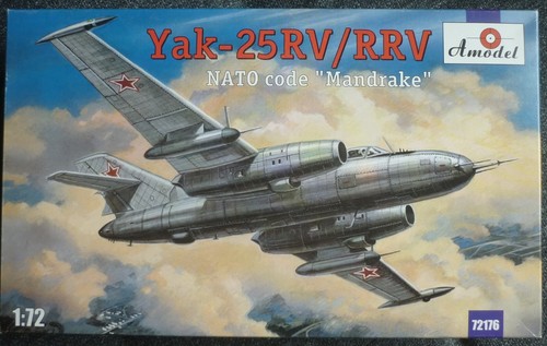Amodel 72176 yak 25rv rrv - 72176, yak-25rv/rrv