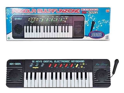 Pianola con microfono - con,