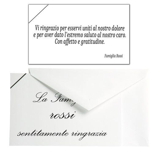 Biglietti lutto - 50,