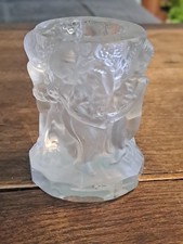 Ancien Vase Miniature Modèle Bacchus LALIQUE ? Art Nouveau Deco 