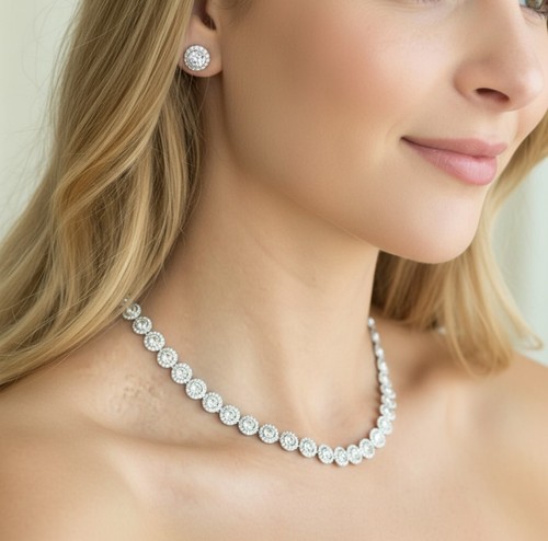 Collana tennis stile angelic - collana,
