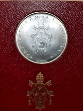 VATICANO PAOLO VI° 1974 ANNO XII 500 LIRE ARGENTO DA DIVISIONALE FDC