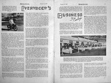 Vecchia Stampa Antica Rivista