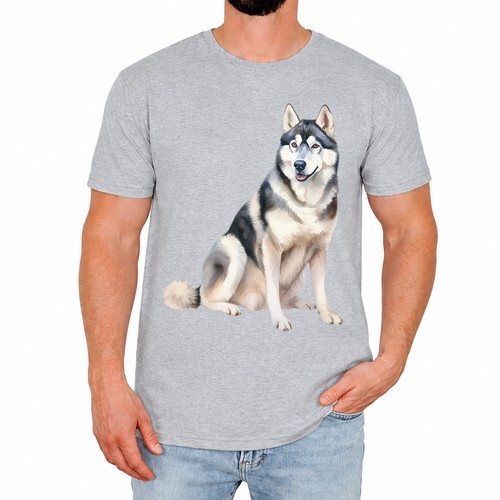 Shirt uomo siberian husky - uomo,