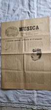 VECCHIO GIORNALE MUSICA 1909