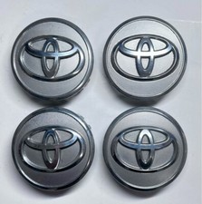 Set 4 copricerchi centrali originali JDM Toyota 62 mm per Crown Prius Corolla...