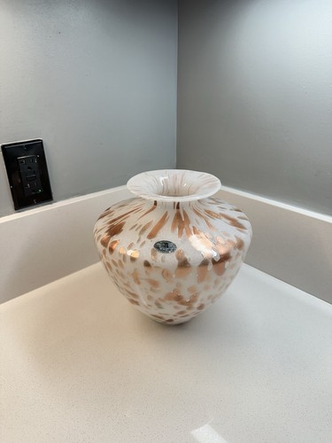 Vaso vetro artistico stile - in,
