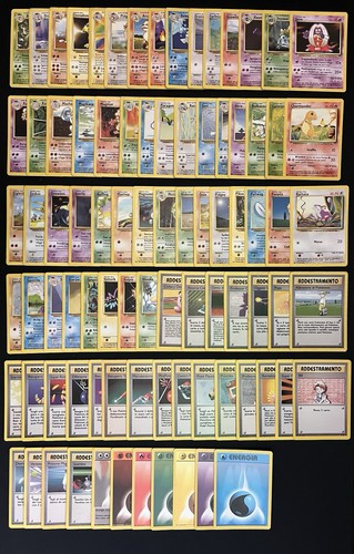Pokemon set base semi - base, completo