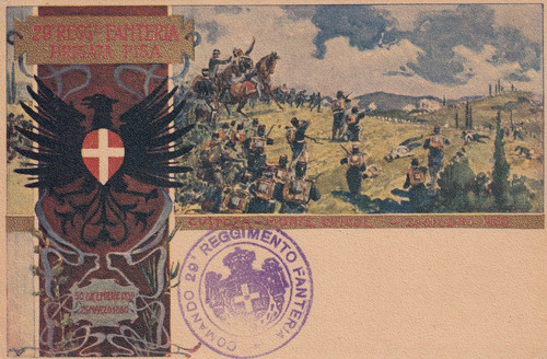 18239 reggimenti cartolina - 18239-reggimenti,cartolina, del
