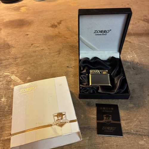 New boxed zorro lighter - boxed,