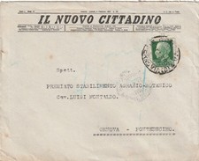 REGNO - ITALIA - BUSTA- GENOVA
