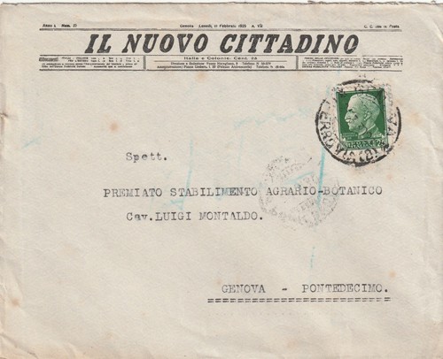 Regno italia busta - -,