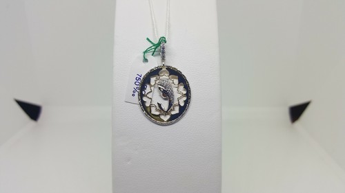 Ciondolo medaglia madonna con - ciondolo,