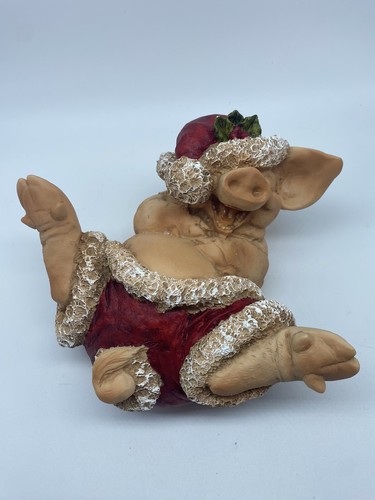 Maialino natale statuina - natale,