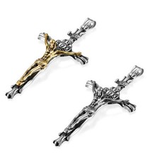 Collana uomo grande in acciaio