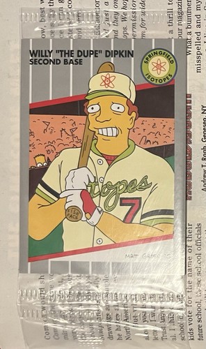 1994 skybox simpsons willy the - 1994,