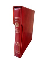 Cartella con custodia album Marini Postiglione - Italia Italiana Rosso