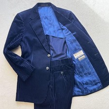 Tuta a righe in velluto a