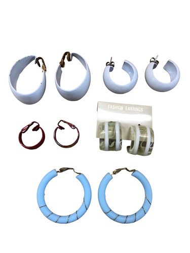 Paia orecchini clip cerchi - orecchini,