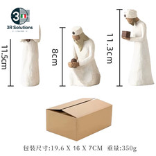 Hand Painted Resin Nativity