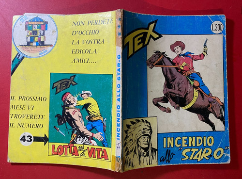 Tex tre stelle 42 - tre, incendio