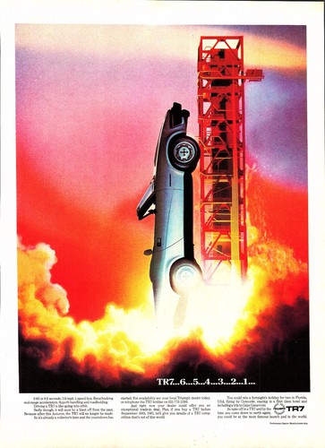 Advert for triumph - for, tr7