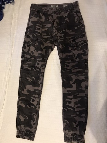 Jeans grigi mimetici uomo - jeans,