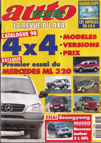 Auto verte 196 mercedes ml - auto,