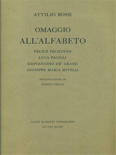 Rossi attilio omaggio - rossi,attilio.,