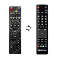 Telecomando compatibile per AKAI AKTV3229T SMART SAT  già programmato