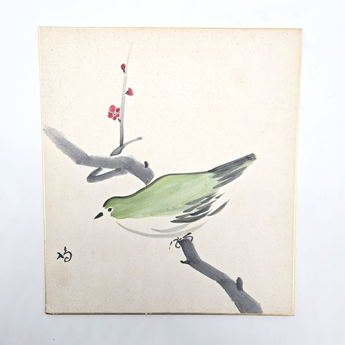 Vintage japanese shikishi art - shikishi,