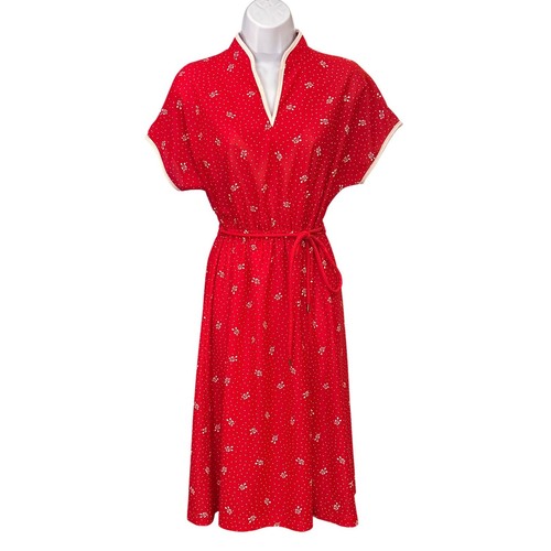 Abito vintage anni - 80, rosso