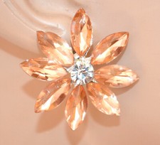 Orecchini donna cristalli rosa
