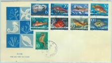 84048 - YUGOSLAVIA - STORIA POSTALE - COPERTINA FDC 1956 PESCE vita marina OCTOPUS