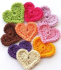 25 CUORI UNCINETTO/CROCHET