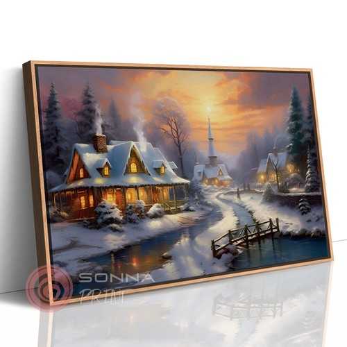 Decorazione villaggio innevato - decorazione,