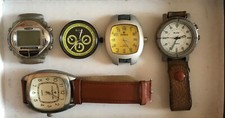 lotto orologi varie marche probabilmente non funzionanti e senza cinturini- 