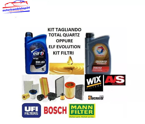 Kit tagliando olio - 4, +