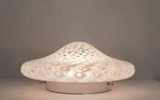 Lampada Plafoniera Applique Vetro Murano Italia Anni '80