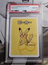 PIKACHU PSA 10 OLD MAID 2019
