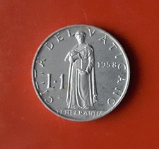 1 LIRA 1958 VATICANO [RN035]
