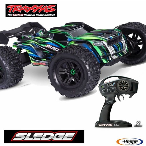 Traxxas trx95096 grn sledge - traxxas, trx95096-4-grn