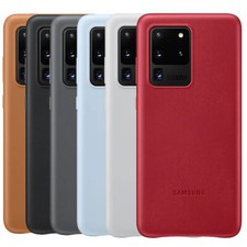 Custodia ORIGINALE Samsung LEATHER COVER rigida vera pelle Galaxy S20 Ultra e 5G
