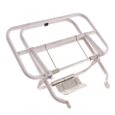 Portapacchi posteriore bianco