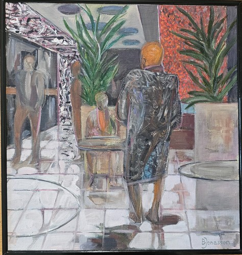 Dipinto olio figurativo