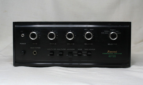 Sansui 222 amplificatore - sansui, au-222