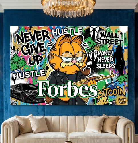 Garfield waffe quadro - garfield,,