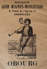 Sacchetto TABACCO OBOURG LEON WILMUS ANDERLUES sigaretta fumatore pipa Pfeiffe