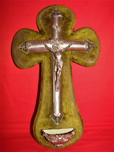 Antico grande crocifisso xix - grande,